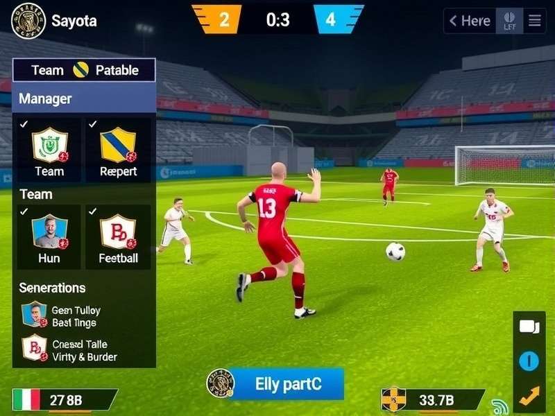 Dynasty Nutmeg Hero gameplay screenshot showing football action